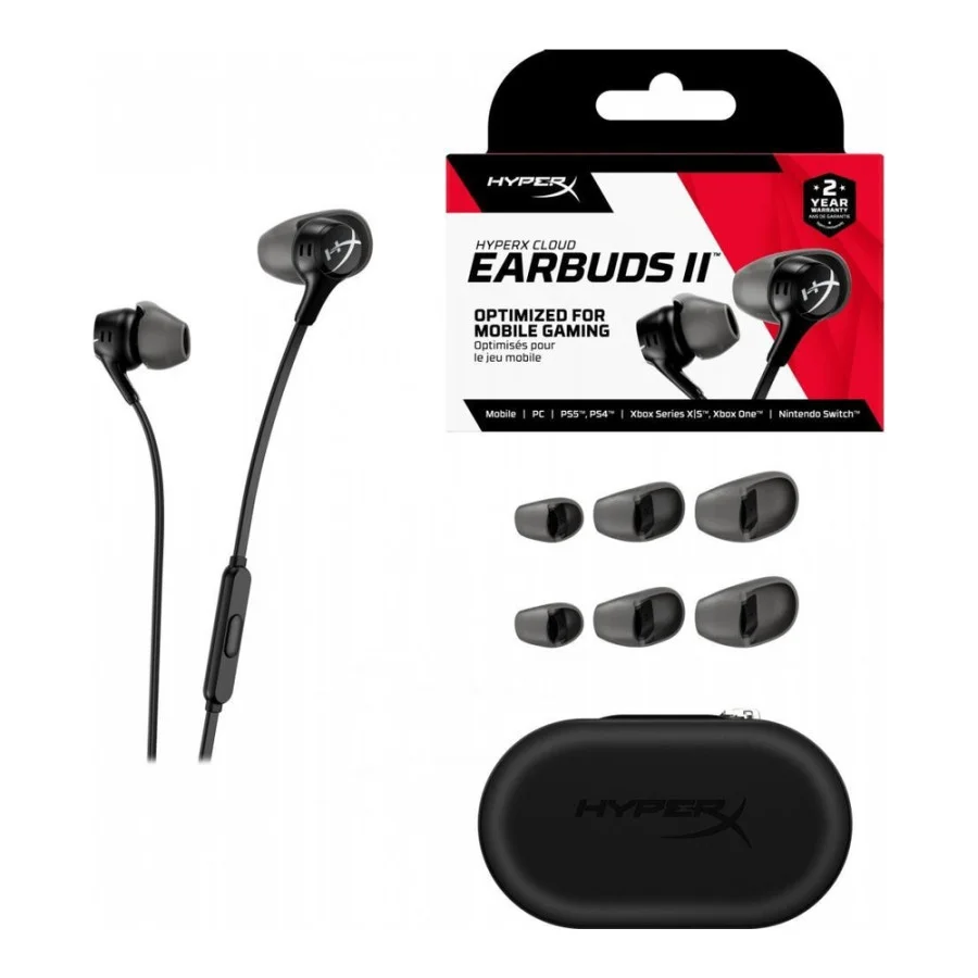 HyperX Cloud Earbuds II Black (70N24AA)