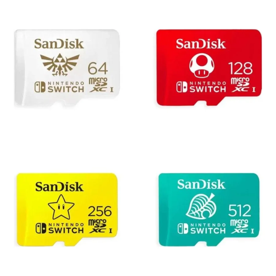 SanDisk 512 GB microSDXC for Nintendo Switch (SDSQXAO-512G-GNCZN, SDSQXAO-512G-GN3ZN)
