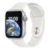Apple Watch SE 2 GPS 40mm Silver Aluminum Case with White Sport Band (MNJV3)