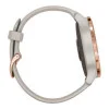 Garmin Venu Rose Gold Stainless Steel Bezel W. Light Sand And Silicone B. (010-02173-23/22/21) (OFFICIAL REFURBISHED)