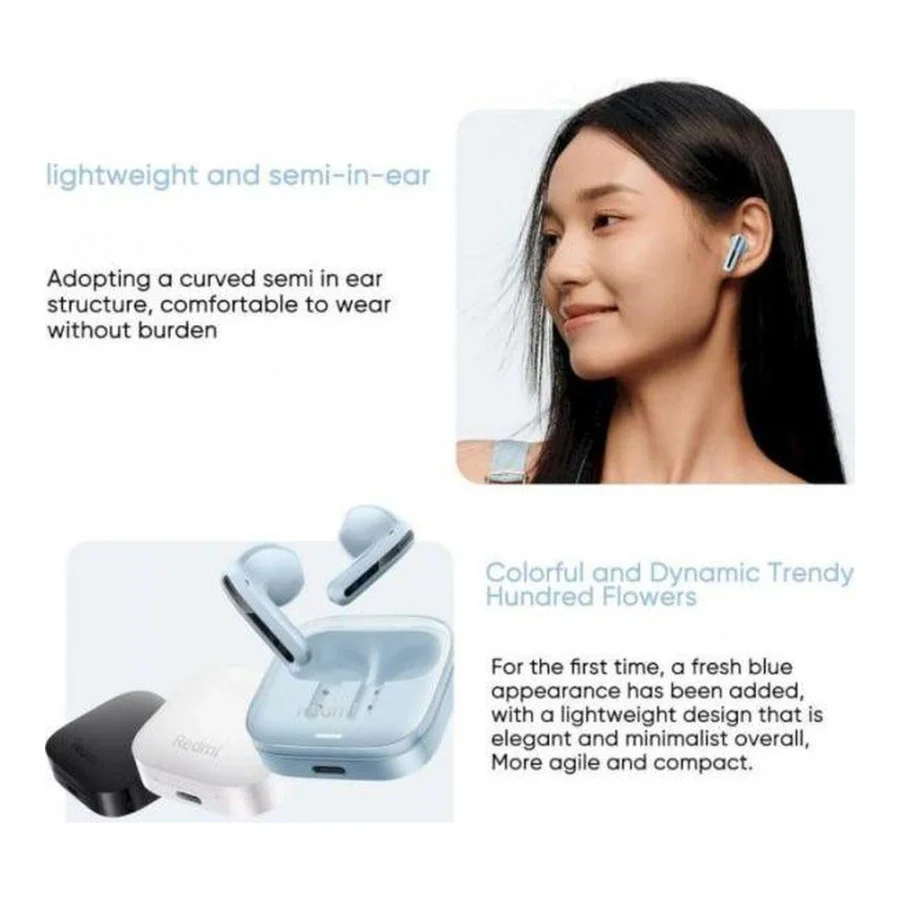 Xiaomi Redmi Buds 6 Active Transparent Pink (BHR8395GL)