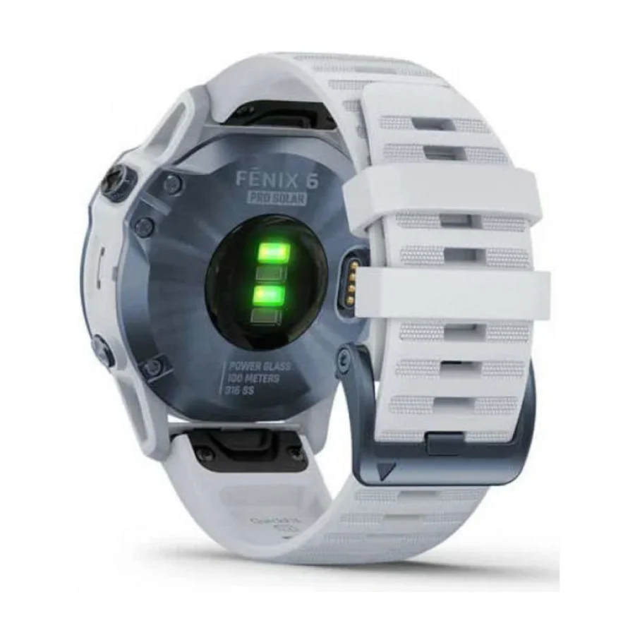 Garmin Fenix 6 Pro Solar Edition Mineral Blue with Whitestone Band (010-02410-19/18)