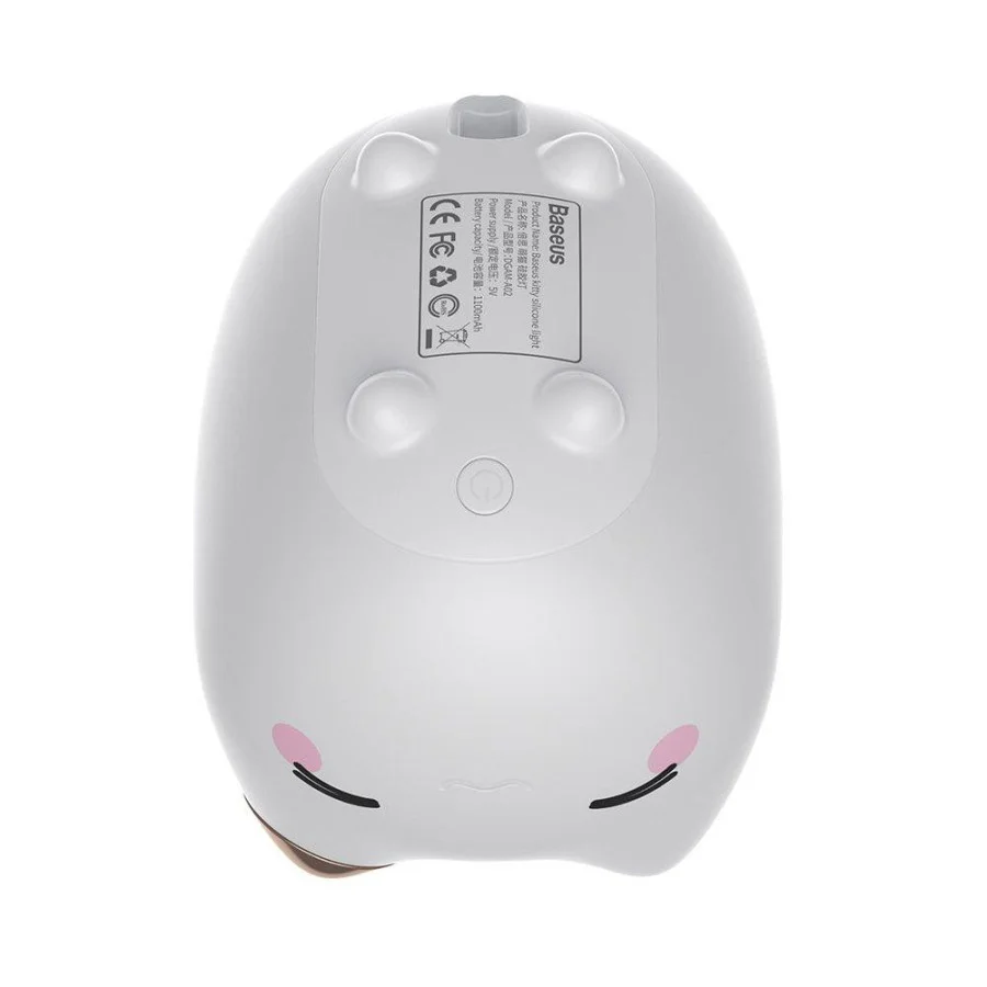 Baseus Cute Series Kitty Silicone Night Light White (DGAM-A02)