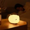 Baseus Cute Series Kitty Silicone Night Light White (DGAM-A02)