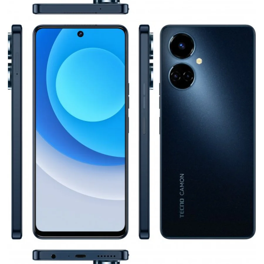 Tecno Camon 19 CI6n 6/128GB Eco Black (4895180784231) (UA)