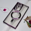 Чохол Chrome Frame Case (MagSafe) для Samsung S23 Ultra (Deep Purple)