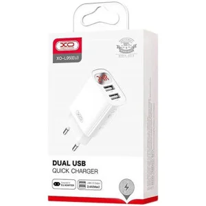 Сетевое зарядное устройство XO L95 2USB 2.4A White