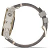 Garmin Fenix 6S Pro Sapphire Light Gold with Shale Grey Leather Band (010-02159-40)