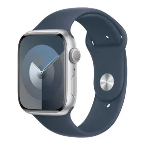 Apple Watch Series 9 GPS 41mm Silver Alu. Case w. Storm Blue S. Band - M/L (MR913)