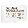 SanDisk 256 GB microSDXC Max Endurance UHS-I U3 V30 + SD adapter SDSQQVR-256G-GN6IA