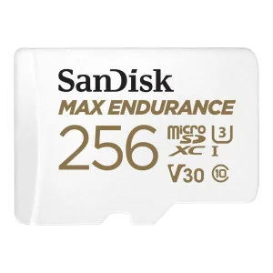 SanDisk 256 GB microSDXC Max Endurance UHS-I U3 V30 + SD adapter SDSQQVR-256G-GN6IA
