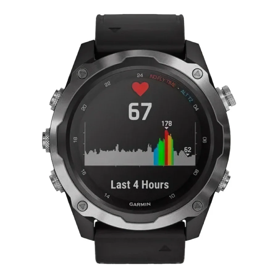 Garmin Descent Mk2 Stainless Steel with Black Band (010-02132-00/10)