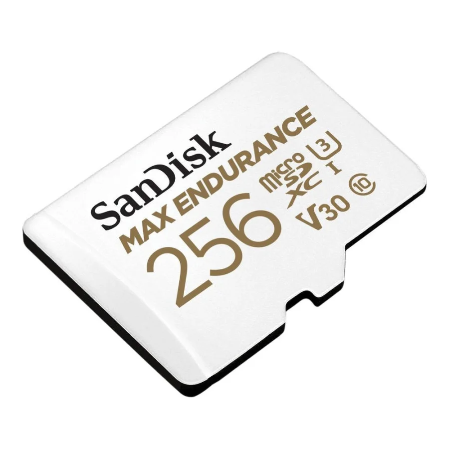 SanDisk 256 GB microSDXC Max Endurance UHS-I U3 V30 + SD adapter SDSQQVR-256G-GN6IA