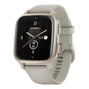 Garmin Venu Sq 2 – Music Edition Cream Gold Al. Bezel w. French Gray Case and S. Band (0010-02700-02/12)
