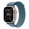 Apple Watch Ultra 3 GPS + Cellular 49mm Natural Tit. Case w. Light Blue Alpine Loop - Large (MEWP4)