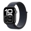 Apple Watch Series 10 GPS 42mm Jet Black Aluminum Case w. Ink Sport Loop (MWWG3)