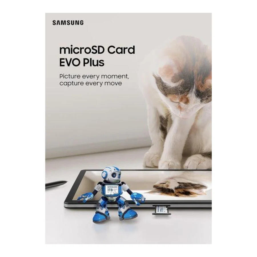 Samsung 512 GB microSDXC Class 10 UHS-I U3 V30 A2 EVO Plus + SD Adapter (MB-MC512SA)