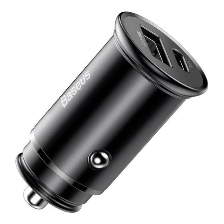 Baseus Circular Metal PPS Quick Charger Black (CCYS-C01)