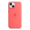 Apple iPhone 15 Silicone Case with MagSafe - Guava (MT0V3) (OEM)
