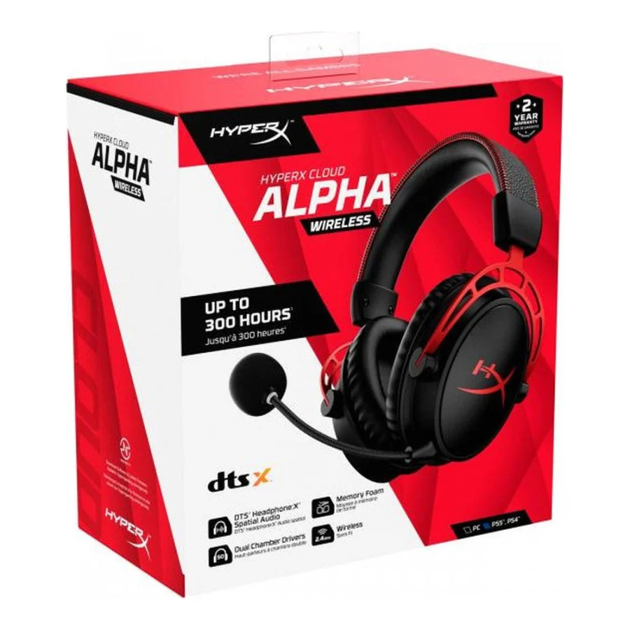 HyperX Cloud Alpha Wireless Black (4P5D4AA)