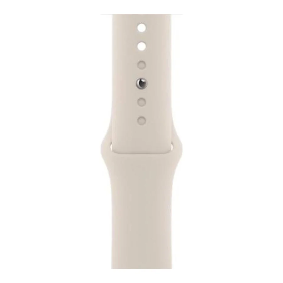 Apple Watch SE 2 GPS 40mm Starlight Aluminum Case w. Starlight S. Band - M/L (MNT63)