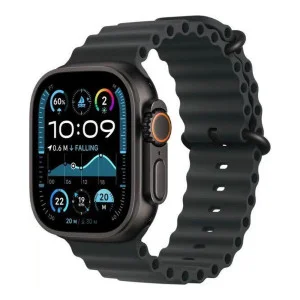 Apple Watch Ultra 2 GPS + Cellular 49mm Black Titanium Case w. Black Ocean Band (MX4P3)