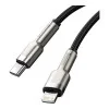 Baseus Cafule Metal Type-C to Lightning PD 1m Black (CATLJK-A01)