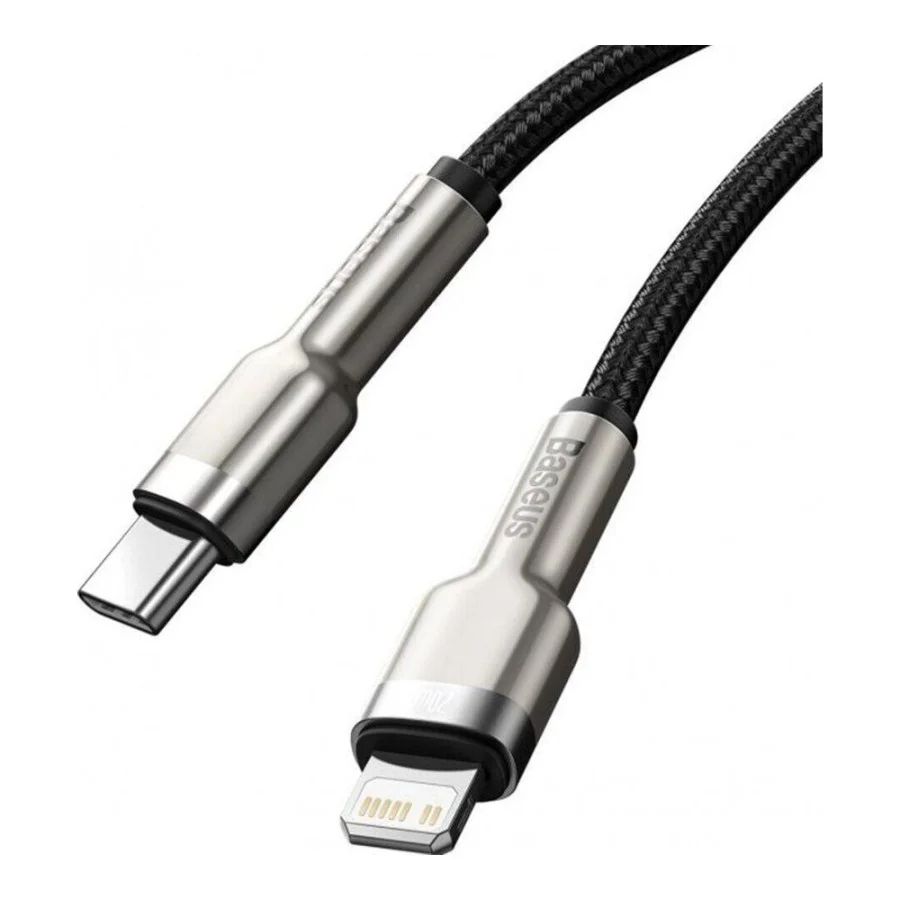 Baseus Cafule Metal Type-C to Lightning PD 1m Black (CATLJK-A01)
