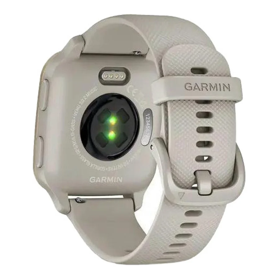 Garmin Venu Sq 2 – Music Edition Cream Gold Al. Bezel w. French Gray Case and S. Band (0010-02700-02/12)