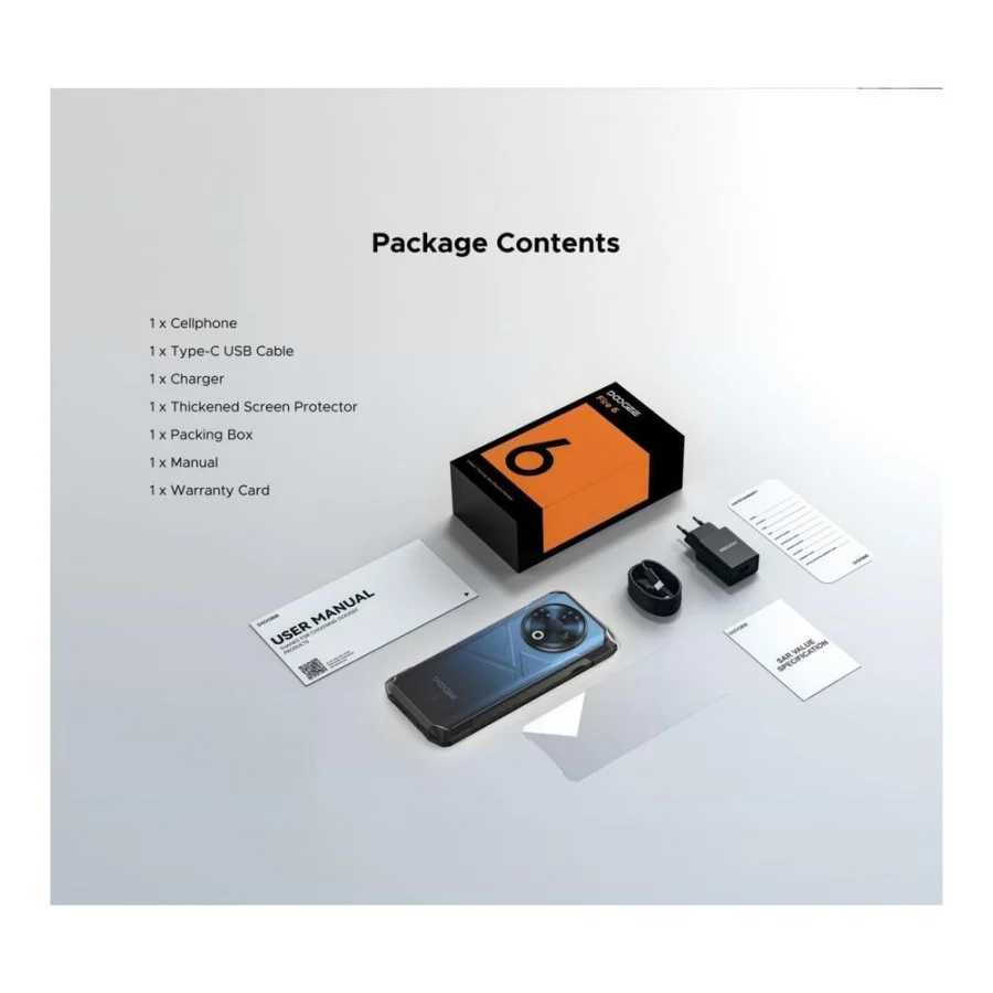 DOOGEE Fire 6 6/256GB Black