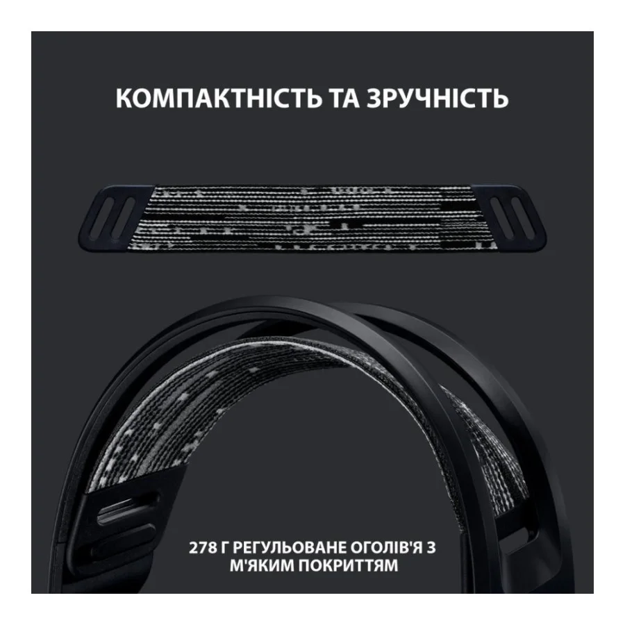 Logitech G733 Lightspeed Wireless RGB Black (981-000864, 981-000867)