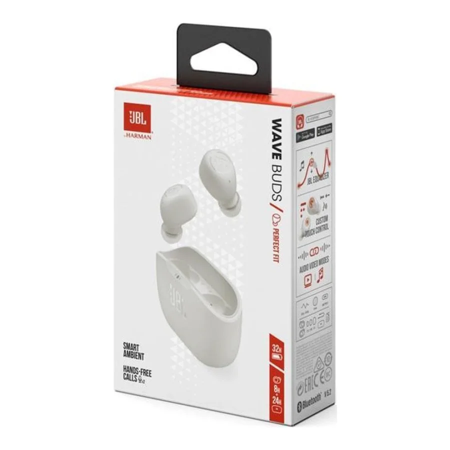 JBL Wave Buds White (JBLWBUDSWHT)