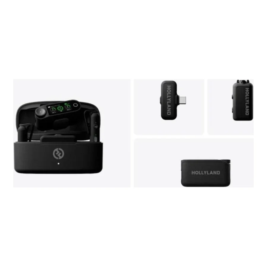 Hollyland LARK MAX2 Combo (2TX+1RX) Black