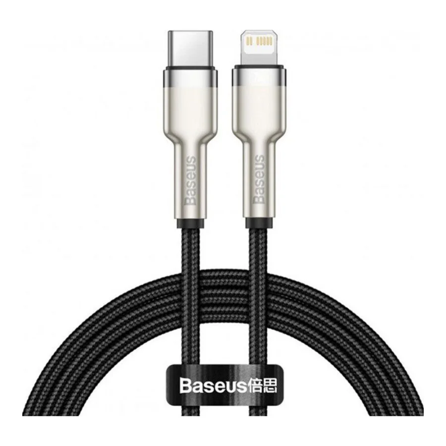 Baseus Cafule Metal Type-C to Lightning PD 1m Black (CATLJK-A01)