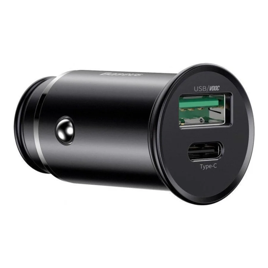 Baseus Circular Metal PPS Quick Charger Black (CCYS-C01)