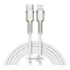 Baseus Lightning to USB Type-C Cafule Metal Data Cable PD 2m Black (CATLJK-B01)