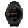 Garmin Fenix 7X Sapphire Solar Carbon Gray DLC Titanium with Black Band (010-02541-10/11/34)