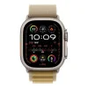 Apple Watch Ultra 2 GPS + Cellular 49mm Natural Titan. Case w. Tan Alpine Loop - Medium (MX4F3)