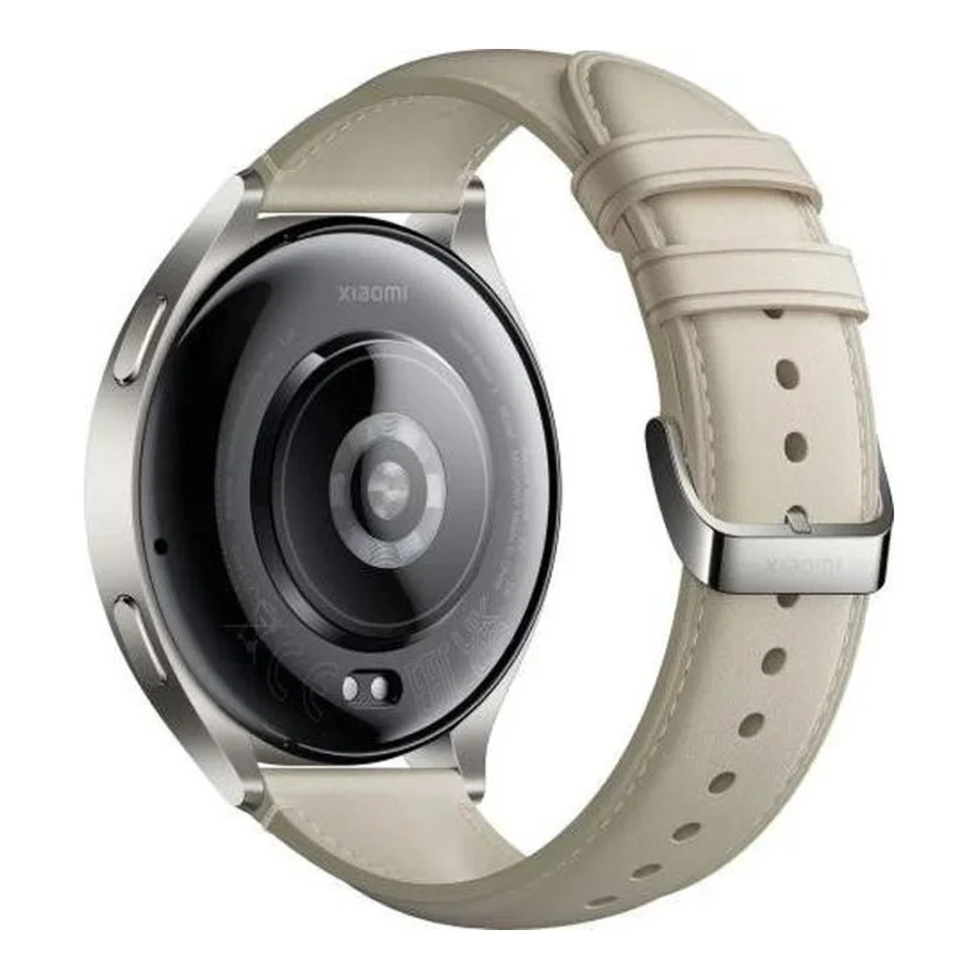 Xiaomi Watch 2 Titan Gray Case with White Leather Strap (BHR9306GL) (UA)