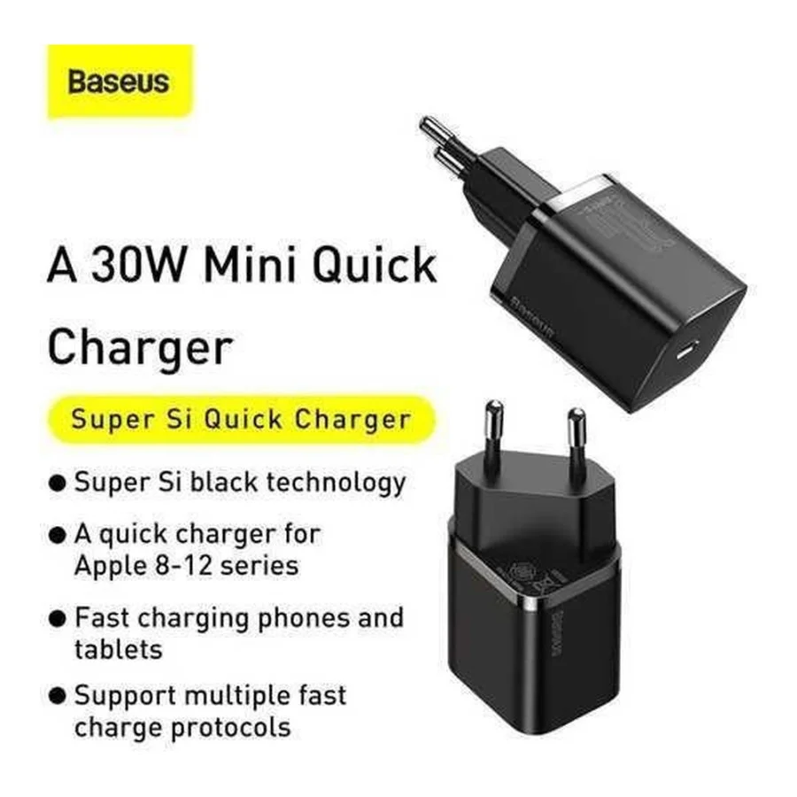 Baseus Super Si 30W Black (CCSUP-J01)