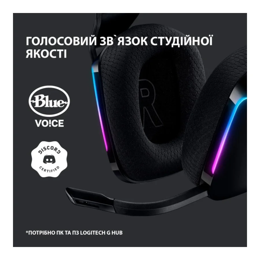Logitech G733 Lightspeed Wireless RGB Black (981-000864, 981-000867)