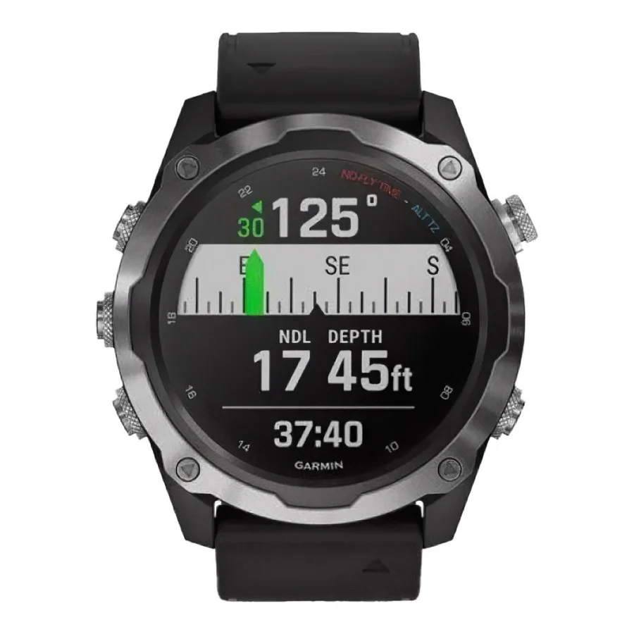 Garmin Descent Mk2 Stainless Steel with Black Band (010-02132-00/10)