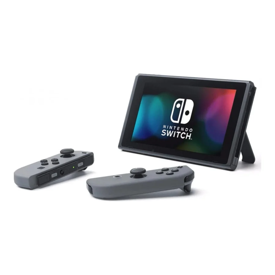 Nintendo Switch with Gray Joy Con