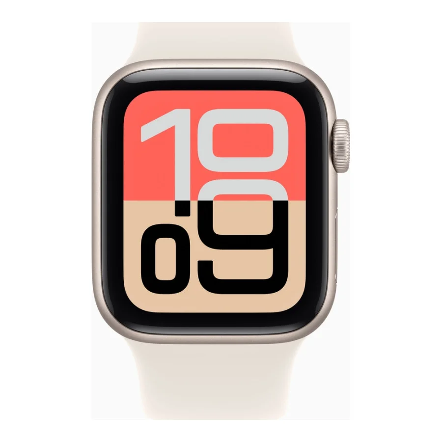 Apple Watch SE 3 GPS + Cellular 40mm Starlight Alu. Case w. Starlight S. Band - M/L (MEP74)