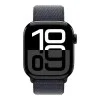 Apple Watch Series 10 GPS 42mm Jet Black Aluminum Case w. Ink Sport Loop (MWWG3)