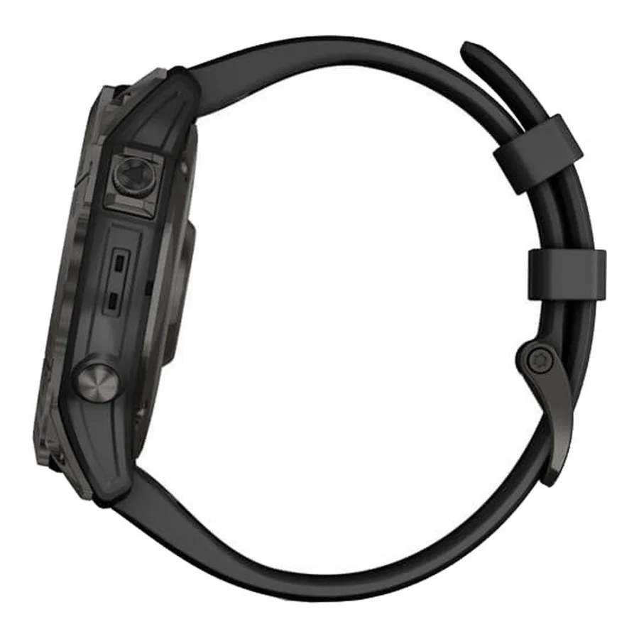 Garmin Fenix 7X Sapphire Solar Carbon Gray DLC Titanium with Black Band (010-02541-10/11/34)