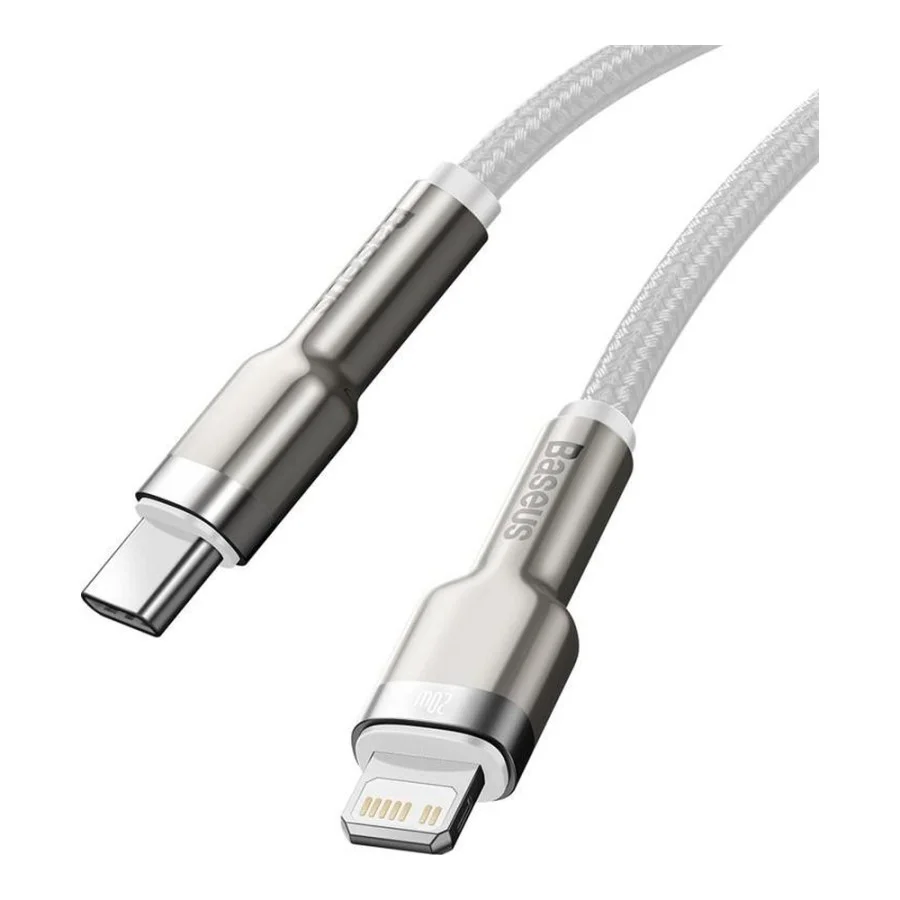 Baseus Lightning to USB Type-C Cafule Metal Data Cable PD 2m Black (CATLJK-B01)