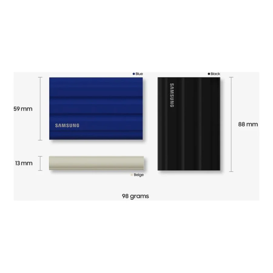 Samsung T7 Shield 2 TB Black (MU-PE2T0S)