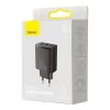 Baseus Compact Quick Charger 2xUSB U+C 30W Black (CCXJ-E01)