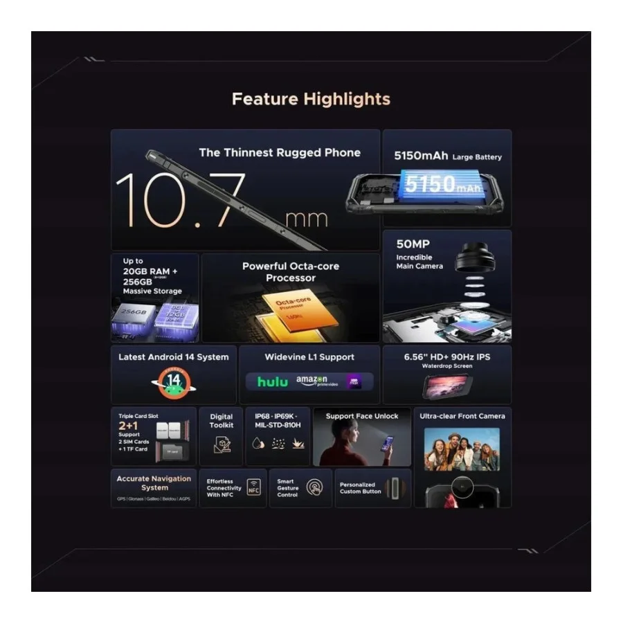 DOOGEE Blade 10 Ultra 8/256GB Black